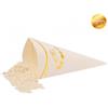 Givi Coni in carta (10 pz) - Fedi Oro 7x13.5 cm