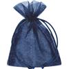 Piovaccari Busta Portaconfetti Organza Blue 7,5 x 10 Cm 10 Pz