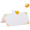 Givi Segnaposto in carta (10 pz) - Stampa Oro 10x5 cm
