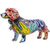 ARPIMEX Cane Resina Graffiti Bassotto 26 x 8 x 16,5 Cm Multicolor