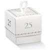 Scotton Scatola Fleur 25 ° Compleanno 50 x 50 x 50 Mm 10 Pz