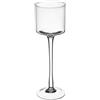 Varotto Portacandela - Vetro trasparente H28 D9 cm