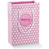 Scotton ShopperBox con Cordino 130 x 70 x 180 Mm Happy Rosa Fuxia 10 Pz