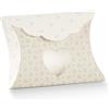 Scotton Busta con Finestra Cuore 80 x 85 x 30 Mm Bloom Tortora 10 Pz