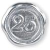 Cupido&Co. Ceralacca Argento 25 Adesivo 24 Pz