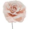 ARPIMEX Pick Natale Rosa Innevata PVC 17 Cm Cipria