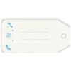 Scotton Targhetta 45 x 25 Mm Bloom Azzurro 10 Pz