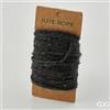 EDG Enzo De Gasperi Spago Iuta D 3 Mm 25 Mt 80 Gr Colore Nero in Matassa