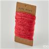 EDG Enzo De Gasperi Spago Iuta D 3 Mm 25 Mt 80 Gr Colore Rosso in Matassa