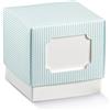 Scotton Scatola Fleur Millerighe Azzurro 70 x 70 x 70 Mm 10 Pz