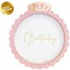 Givi Piatti in carta corona (8 pz) - Birthday Girl 20 cm