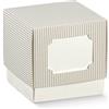 Scotton Scatola Fleur Millerighe Tortora 70 x 70 x 70 Mm 10 Pz