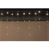 Conti Tendina Natale Palline H 70 Cm 3 Mt 100 Led Warm White