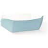 Scotton Vassoio Clip 120 x 75 x 60 Lino Azzurro 10 Pz