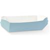 Scotton Vassoio Clip 120 x 55 x 40 Lino Azzurro 10 Pz