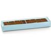 Scotton Scatola Quadretto 240 x 50 x 30 Mm Lino Azzurro 10 Pz