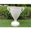 BONTURI CASA HOME DECORATION Coppa Trophy H 32 Cm D 21,5 Cm White Metallo