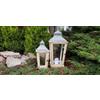 BONTURI CASA HOME DECORATION Lanterna Genova Set 2 Pz H 60 Cm 28 x 28 Cm Natural Top Metall