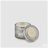 EDG Enzo De Gasperi Candela Crystal con Vaso + Scatola Regalo H 10,5 cm D 10,5 cm Natural