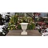 BONTURI CASA HOME DECORATION Urna Poly Classic 20,5 x H 24 Cm Cream