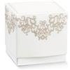 Scotton Scatola Fleur Chantilly 90 x 90 x 90 Mm Bianco 10 Pz