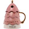 ARPIMEX Contenitore Natale Alberello 10 x 10 x 16 Cm Rosa