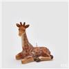 EDG Enzo De Gasperi Candela Giraffa H 16 Cm Marrone e Bianco
