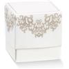 Scotton Scatola Fleur Chantilly 50 x 50 X 50 Mm Bianco 10 Pz