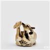 EDG Enzo De Gasperi Vaso Cerbiatto H 19 x 19 x 17 Cm Colore Oro