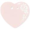 Scotton Chiudipacco Cuore 60 x 50 Mm Rosa 10 Pz