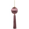 ARPIMEX Sfera Natale con Decoro 9 ,5 x 9,5 x 30 Cm Mauve