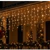 Lotti Tenda Natale Ice Light 228 Maxiled D 7 Mm H 90 Cm L 3 Mt + 1,5 Mt Cavo Bianco