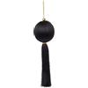 ARPIMEX Sfera Natale con Decoro 9 ,5 x 9,5 x 30 Cm Nero