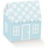 Scotton Casetta con Fiori 60 x 40 x 70 Mm Celeste 10 Pz
