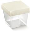 Scotton Coppetta con Coperchio 60 x 60 x 80 Bianco 10 Pz