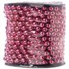 ARPIMEX Ghirlanda Perle Natale D 6 Mm L 10 Mt Plastica Rosa Scuro