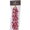 ARPIMEX Collana Natale Perle Plastica D 14 Mm 2,7 Mt Rosa Scuro