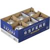 Cereria Di Giorgio Candele sfera Ø 6 cm (6pz) - Argento