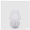 EDG Enzo De Gasperi Lampada Aura da Tavolo Usb Abatjour H 20 Cm D 15 Cm Bianco