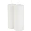 Cereria Di Giorgio Ceri Ø 7 cm H. 20 cm (2 pz) - Bianco