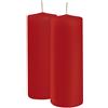 Cereria Di Giorgio Ceri Ø 7 cm H. 20 cm (2 pz) - Rosso