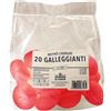Cereria Di Giorgio Candele Galleggianti Ø 4,5 cm H. 2,7 cm (20 pz) - Rosso
