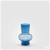 EDG Enzo De Gasperi Vaso Righe con Sfera H 21 Cm D 13,5 Cm Blue