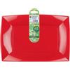 Gold Plast Piatto Rettangolare Nice Rosso China 345 x 230 Mm