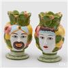 EDG Enzo De Gasperi Vaso Testa Sicily H 24 Cm Lui o Lei 1 Pz Multicolor