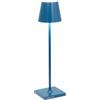 Zafferano Poldina Pro Micro Blu Capri - Lampada da Tavolo a Led H27.5cm