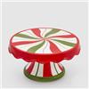 EDG Enzo De Gasperi Alzata Candy Natale Rosso Verde H25 D25
