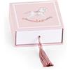 Cupido&Co. Scatola Cavallino con Nappa 70 x 70 x 30 Mm Rosa