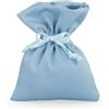Cupido&Co. Portaconfetti Raso 80 x 100 Mm Azzurro 12 Pz