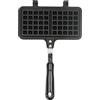 Goshyda Piastra per Waffle a Doppio Lato, Piastra per Waffle in Lega di Alluminio Antiaderente per Uso Domestico, teglia per Waffle a Doppio Lato, per tostapane e Snack